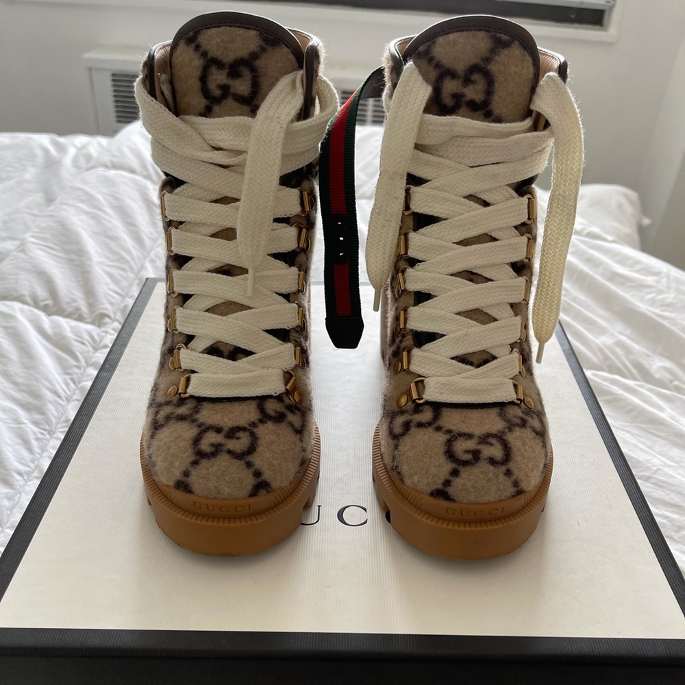 Gucci GG Wool Boots